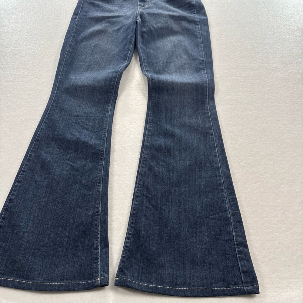 PAIGE Dark Wash Flare Jeans - Picture 3 of 8
